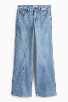 Wide Leg Jeans - mid waist