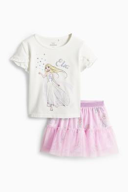 Frozen - set - T-shirt en rok - 2-delig