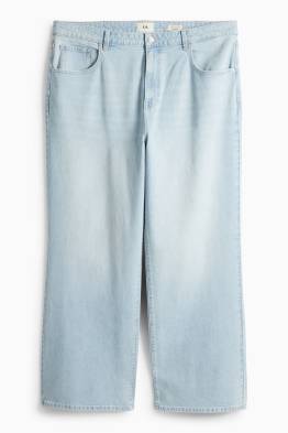Wide leg jeans - talie înaltă