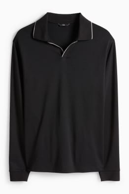 Polo à manches longues - regular fit