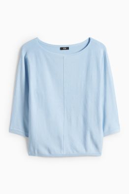 Svetr z jemného úpletu