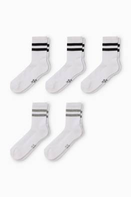 Set van 5 paar - tennissokken