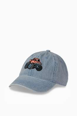 Monster Truck - denim baseball cap