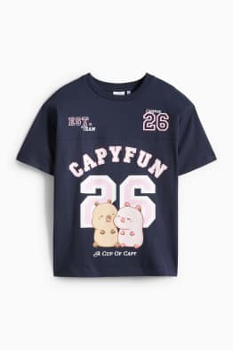 CapyFun - tricou cu mânecă scurtă