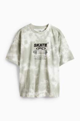 Skateboard - T-shirt - met patroon