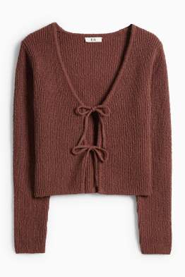Cardigan - ribbed