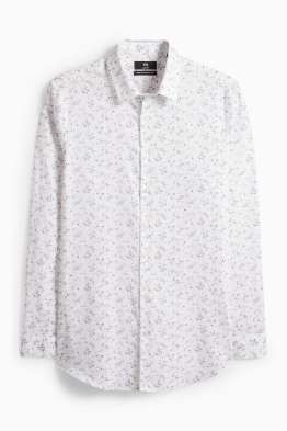 Businesshemd - Slim Fit - Kent - bügelleicht - gemustert