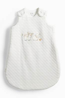 Koe, schaap en kuiken - babyslaapzak - 0 tot 4 maanden