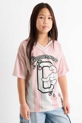 Cinnamoroll - Kurzarmshirt - gestreift