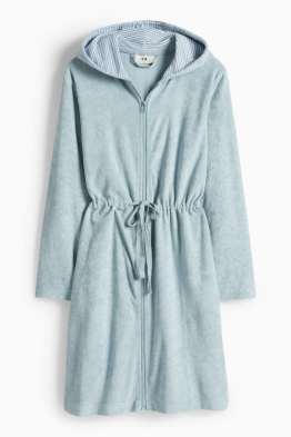 Bademantel mit Kapuze
