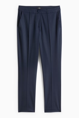 Plátěné kalhoty - mid waist - slim fit