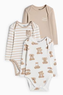 Confezione da 3 - peluche - body per neonati