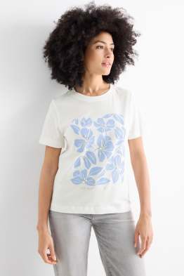 T-shirt - regular fit - effet brillant