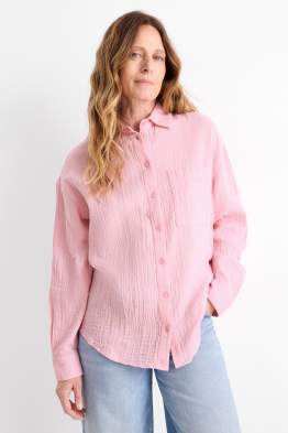 Chemisier en gaze de coton