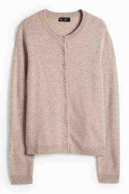 Kaschmir-Strickjacke