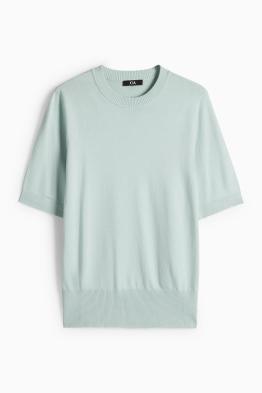 Strickpullover - kurzarm