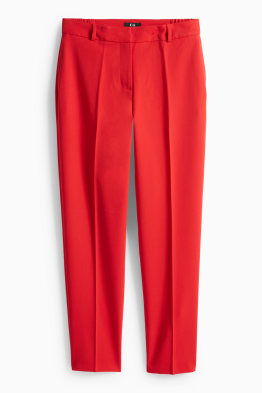 Business kalhoty - mid waist - cigarette fit