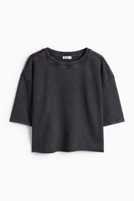 Tricou crop - relaxed fit