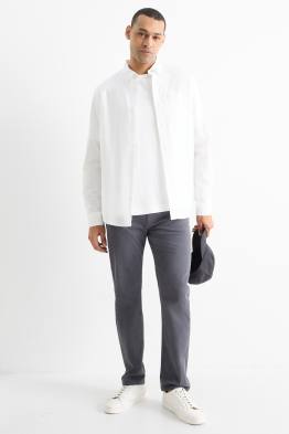 Kalhoty - slim fit - strukturované