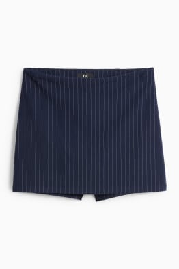 Skort - Nadelstreifen