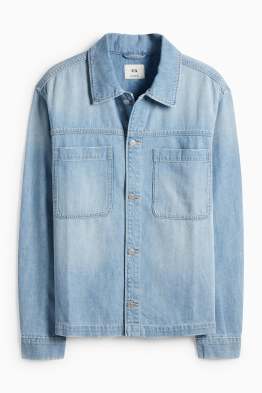 Jeans-Hemdjacke - Relaxed Fit