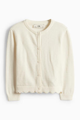 Pletený kardigan - strukturovaný