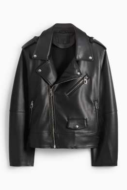 Biker jacket - faux leather