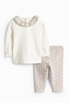 Květiny - outfit pro miminka - 2dílný