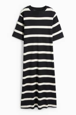 Rochie-tricou - cu dungi