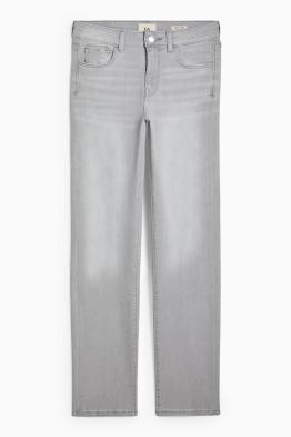 Straight jeans - mid waist - LYCRA®