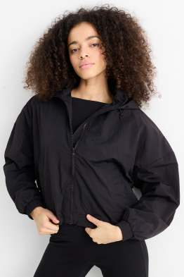 Jacke mit Kapuze - wasserabweisend