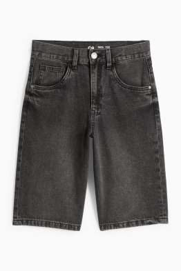 Denim Bermuda shorts