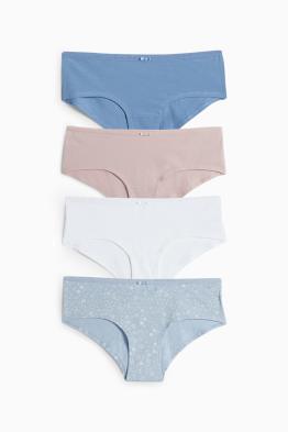 Multipack 4 perechi - chiloți hipster