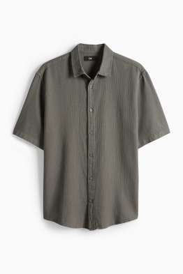 Cămașă - regular fit - guler Kent - structurată