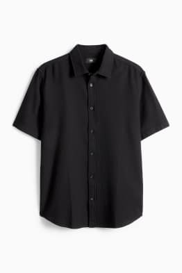 Cămașă - regular fit - guler Kent - structurată