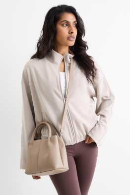 Malá kabelka shopper s odnímatelným popruhem - imitace kůže