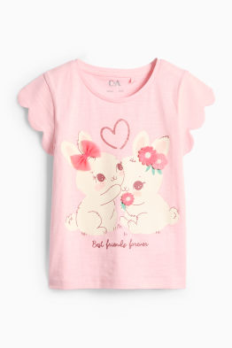 Leprotto - maglia a maniche corte - effetto brillante