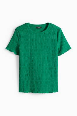 T-Shirt - Regular Fit - gesmokt