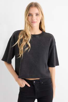 Tricou crop - relaxed fit