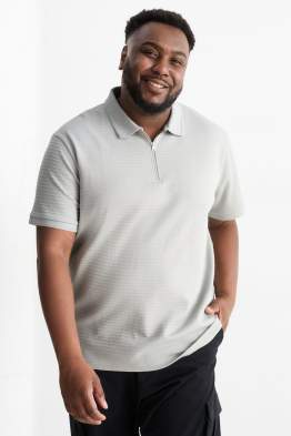 Poloshirt - regular fit - ribstof