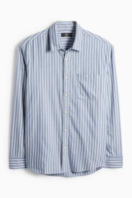 Chemise - relaxed fit - col kent - à rayures