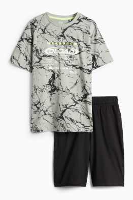 Conjunt - samarreta de màniga curta i pantalons curts - 2 peces