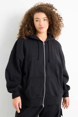 Zip-through hoodie