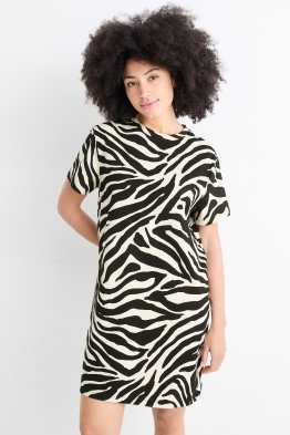 Vestido estilo camiseta - estampado