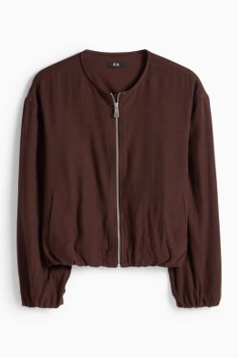 Blouson s lněným podílem