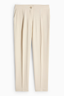 Stoffhose - High Waist - Tapered Fit