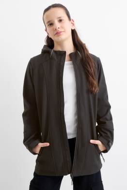 Jaqueta softshell amb caputxa - impermeable