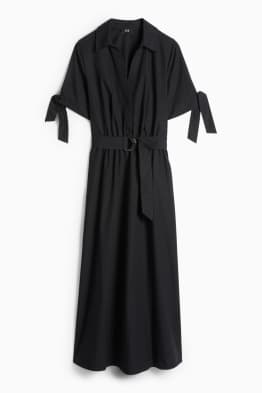 Rochie fit & flare cu curea