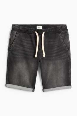 Denim shorts - jog denim - LYCRA®