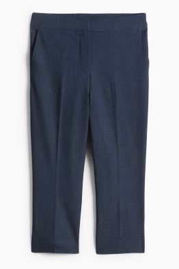 Pantaloni capri - talie medie - slim fit